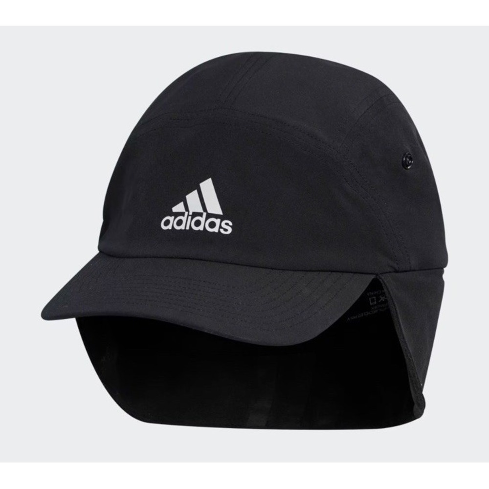 Adidas Superlite Earflap Cap Hat Fleece Lined Reflective Strips Running Hiking
